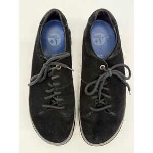 Birkenstock Gary Black Suede Lace Up Comfort Shoes EU 41 US Men's‎ 8 Casual